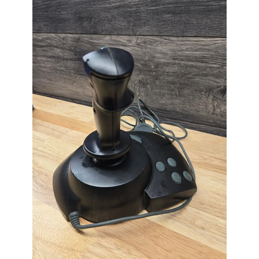 Microsoft Sidewinder Precision 2 Joystick PC Flight Controller X03-57540 Black